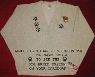 Norwegian Elkhound Cardigan Jacket 2X (Sweatshirt) Grey