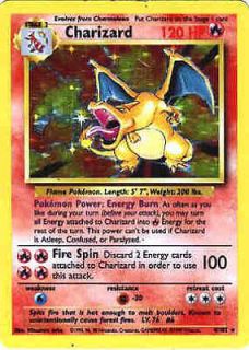 holographic charizard in Individual Cards