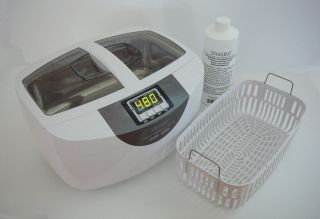 Ultrasonic Cleaner P4820 Heater + Brass Cleaner +Plastic Basket