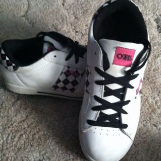 Womens OSIRIS Skate Shoes EUC sz 10 Skater Punk White