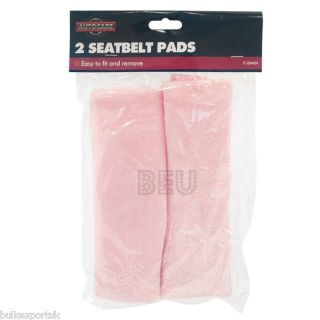 pack PINK CAR SEAT BELT PADS CAR STRAPS COVERS SAFETY ACCESSORIES 