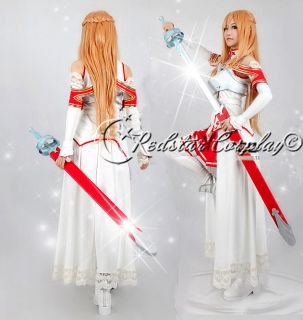 Sword Art Online Asuna Yuuki Cosplay Accessories   Wig / Sword / Shoes 