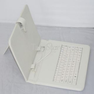 White USB Keyboard Case Cover+Stylus 4 10 Superpad Flytouch III VII 3 