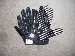 Black/White Nike NFL Superbad 2 Football Gloves Mens Size Medium