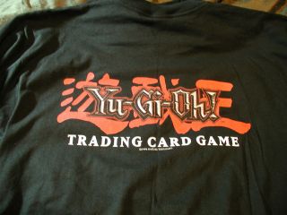 1996 yu gi oh shirt Large black retro NWOT trading card game kazuki 