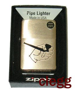 Zippo Pipe Lighter Tobacco Pipe In Hand 204PL NIB   Need we say more?