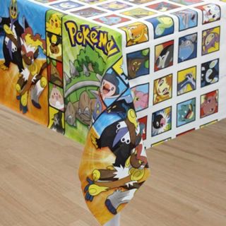   Pikachu Tablecover Table cover decorations birthday Party tablecloth