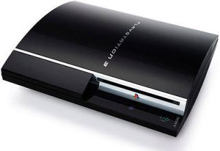  PlayStation 3 60 GB Piano Black Console PS2 Backward Compatible PS3 