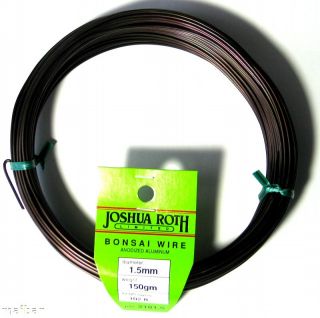 Bonsai Training Wire 1.5 mm 150 gm Coil Anodized Alum