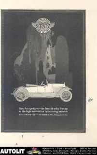 1921 Stutz Roadster Ad Cary Safety Deposit Box Bank