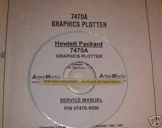 HP 7470A Graphics Plotter Service Manual