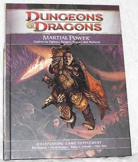 Martial Power, D&D, 4th edition