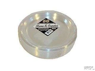 plastic clear plates in Wedding Supplies