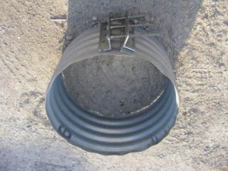 CULVERT GALVANIZED DITCH MOUTH 24 PIPE CONNECTOR BAND