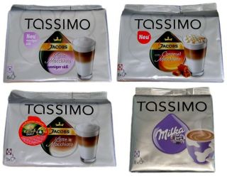 3x TASSIMO® T Discs 4 flavors   Caramel Macchiato   Latte Macchiato 