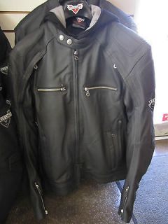 Victory Motorcycle   Mens Attitude Leather Jacket ~ Black ~ 2863204