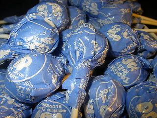 TOOTSIE POP POPS (30) BLUEBERRY bulk wrapped LOLLIPOPS