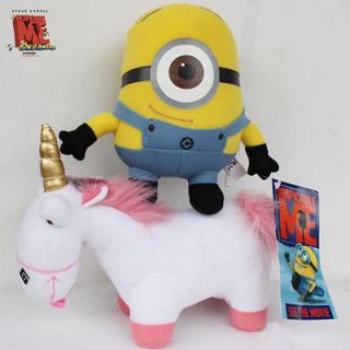   Me Minions Stewart Unicorn 2X Plush Toy Stuffed Animal Teddy cute