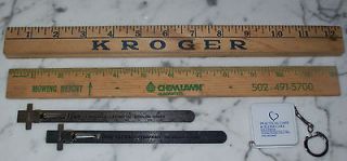   Vintage Advertising Ruler, Folding Yardstick, Pocket 6, Tape Measure