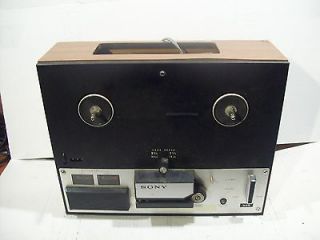 Vintage Sony O Matic Tape Recorder Solid State Reel To Reel Model TC 