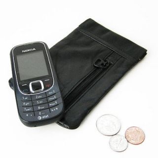   Leather Squeeze open Zipper Coin Pocket Phone Holder Purse NEWNR