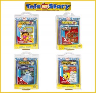   READING TELESTORY BOOK TV LEARNING GAME CONSOLE CARTRIDGE DISC DISK