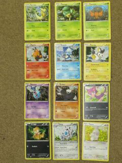 2012 McDonalds Pokemon Toys Complete Set All 12 TCG Trading Cards 
