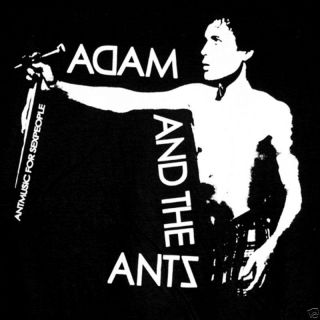 ADAM AND THE ANTS   T SHIRT   POST PUNK ANTMUSIC GLAM