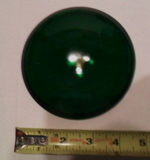   NOS lens Green 4 3/4 marker switch lamp Vintage lantern traffic light
