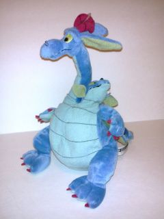   For Camelot Warner Bros TWO HEADED DRAGON Bean Bag Plush Stuffed Toy