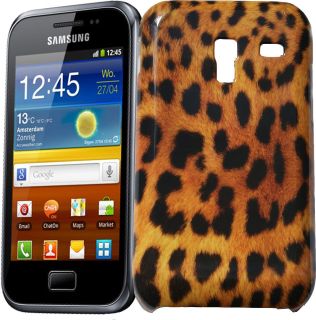   Yellow Leopard Hard Back Case Cover for Samsung Galaxy Ace Plus S7500