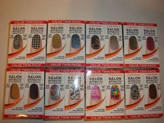 Sally Hansen Salon Effects Nail Polish Strips 2 PK ~ YOU PICK Colors 