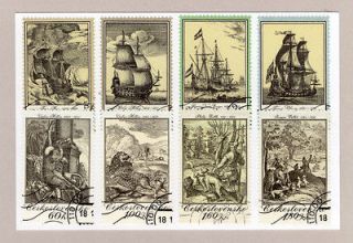 Vintage Ceskoslovensko Postage Stamps   Etchings Vasclav Hollar 