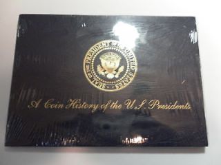 Coin History Of The U. S. Presidents 5 Medal Set With Booklet