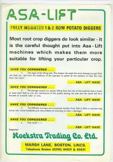 potato diggers