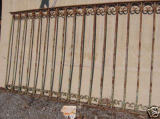 antique wrought iron fence in Architectural & Garden