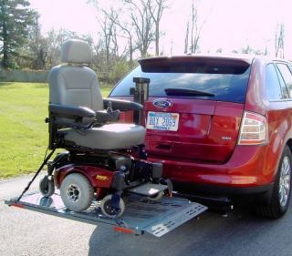 Veterans Patriotic Power Chair Electric Scooter Lift Carrier US208S 