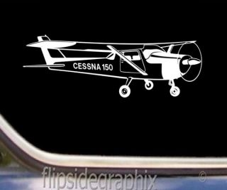 Cessna 150 Airplane Pilot Decal Sticker SK A 002