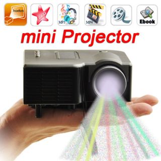   Inch Multimedia Portable Projector Mini LCD Projector with Music Video