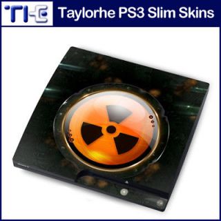 PS3 Play Station 3 SLIM skin decal vinyl Bio hazard