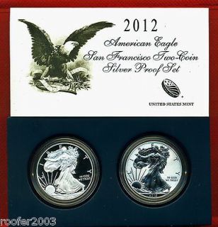2012 S NGC PF70 REVERSE & SILVER PROOF EAGLE 75TH ANNIVERSARY 2 COIN 