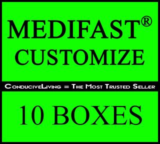 MEDIFAST® CUSTOMIZABLE 10 BOXES  YOU DECIDE FLAVORS  THE MOST 