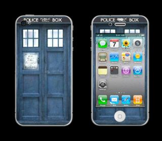 Doctor Who Call Box Tardis Phone Skin   iPhone 5/ 4/ 3, Blackberry 