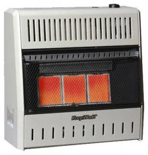   Plaque Infrared 15,000 BTU LP Gas Vent Free Wall Heater w Thermostat