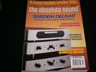 The Absolute Sound DECEMBER 2006~issue No.167 PRIMARES HOT NEW 