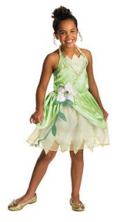 Girls Princess Tiana Classic Halloween Costume