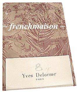 Yves Delorme French Round Tablecloth MADE IN FRANCE Tropical Floral 