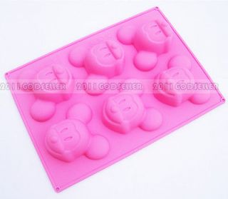 New Mickey Mouse Pudding Jelly Chocolate Cake Sugarcraft Cookie Cutter 