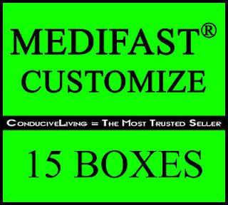 MEDIFAST® CUSTOMIZABLE 15 BOXES  YOU DECIDE FLAVORS  THE MOST 