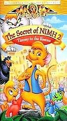 The Secret of NIMH 2 Timmy to the Rescue VHS Video Kid